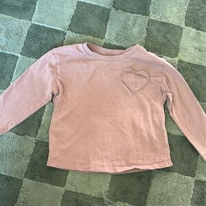 Brown Heart Kids Shirt